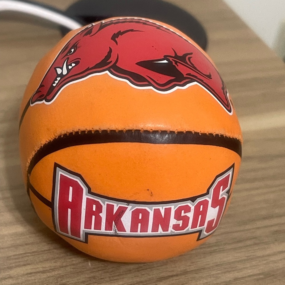 Arkansas Razorbacks squishy Orange Mini Basketball - Picture 2 of 4